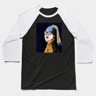 DeVito With A Pearl Earring Baseball T-Shirt